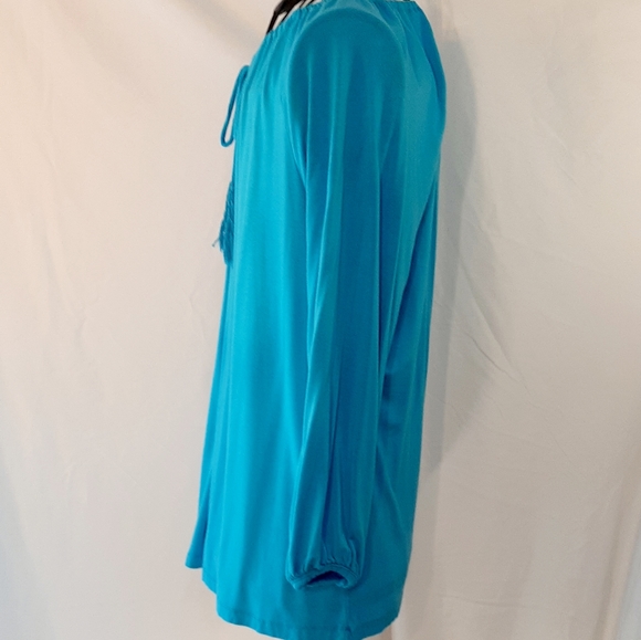 Turquoise top Women's Philosophy by Republic - Picture 4 of 6